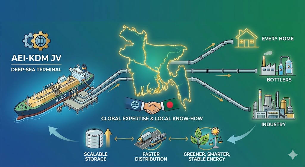 Deep-sea LPG terminal Bangladesh infrastructure